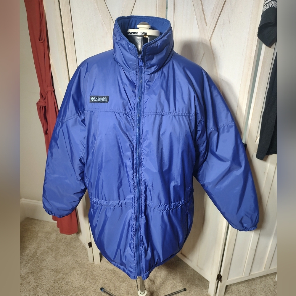 Columbia XL Blue Puffer Jacket